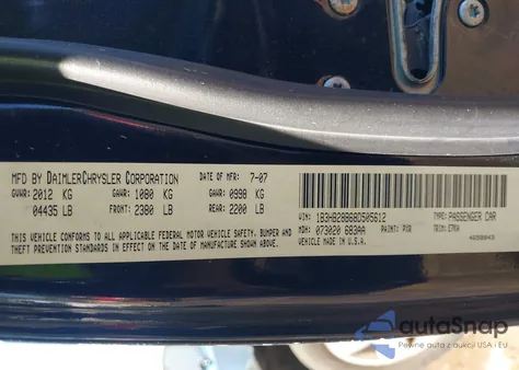 2008 Dodge Caliber Se z USA, uszkodzony, nr VIN 1B3HB28B68D505612